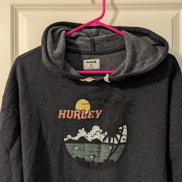 Hurley Pullover Hoodie - Dark Grey - Picture 4 of 5